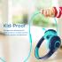 Promate Coddy Kids Headphones, On-Ear Wired/Wireless Foldable Headset with Adjustable Safe Volume Limit, 20H Playtime